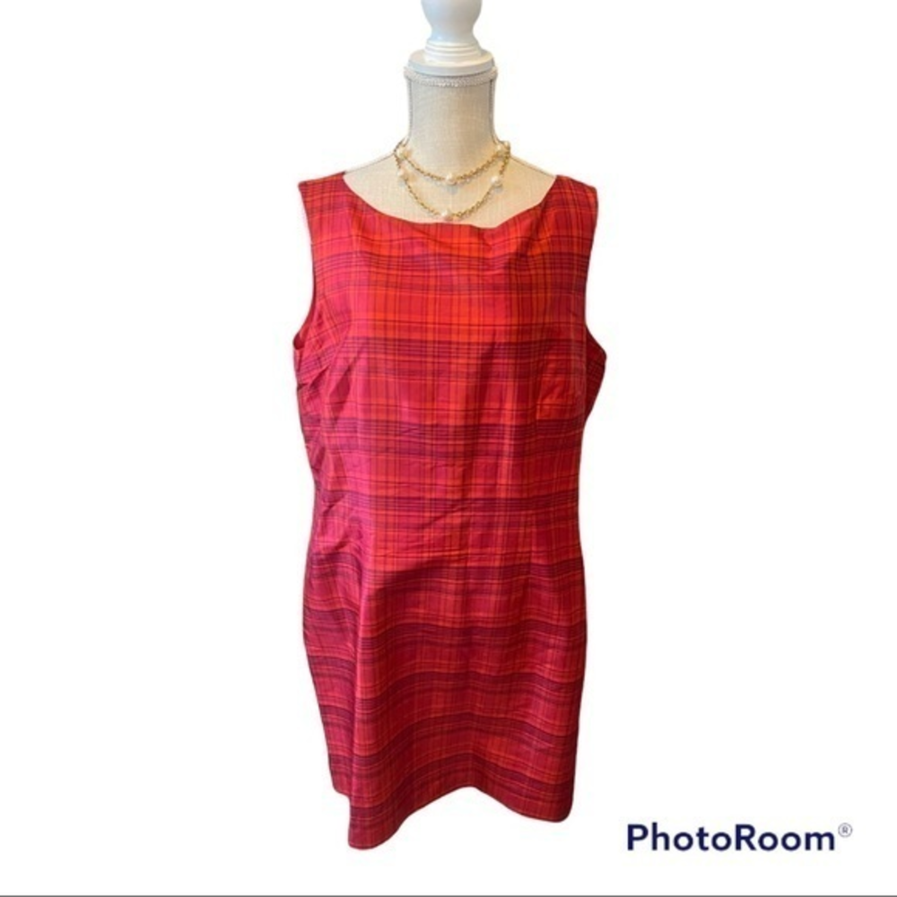 Marconi Red Silk Dress‎ 16